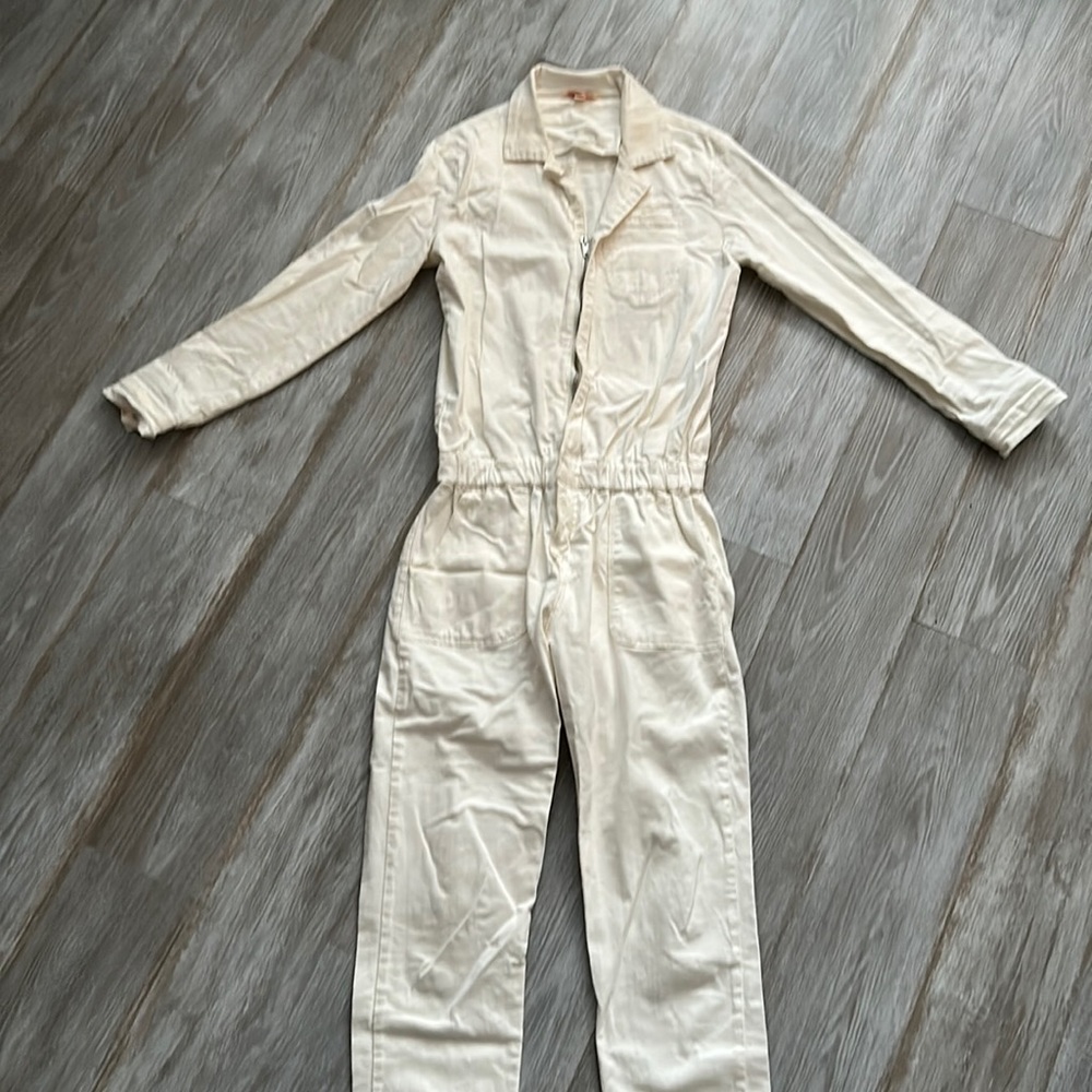 Cream jumpsuit